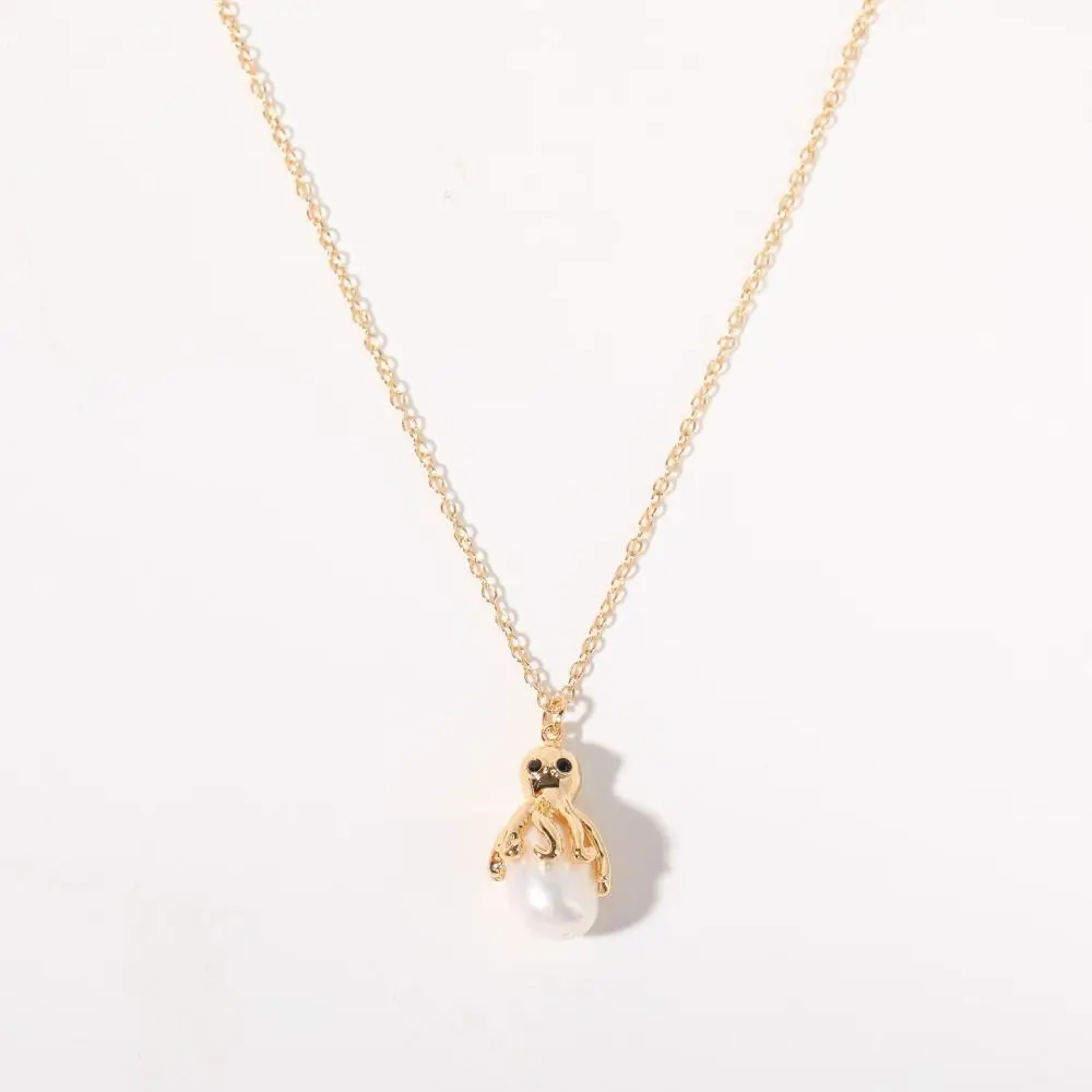 Ins осьминог медуза кулон ожерелье модные украшения уникальная цепочка на ключицы