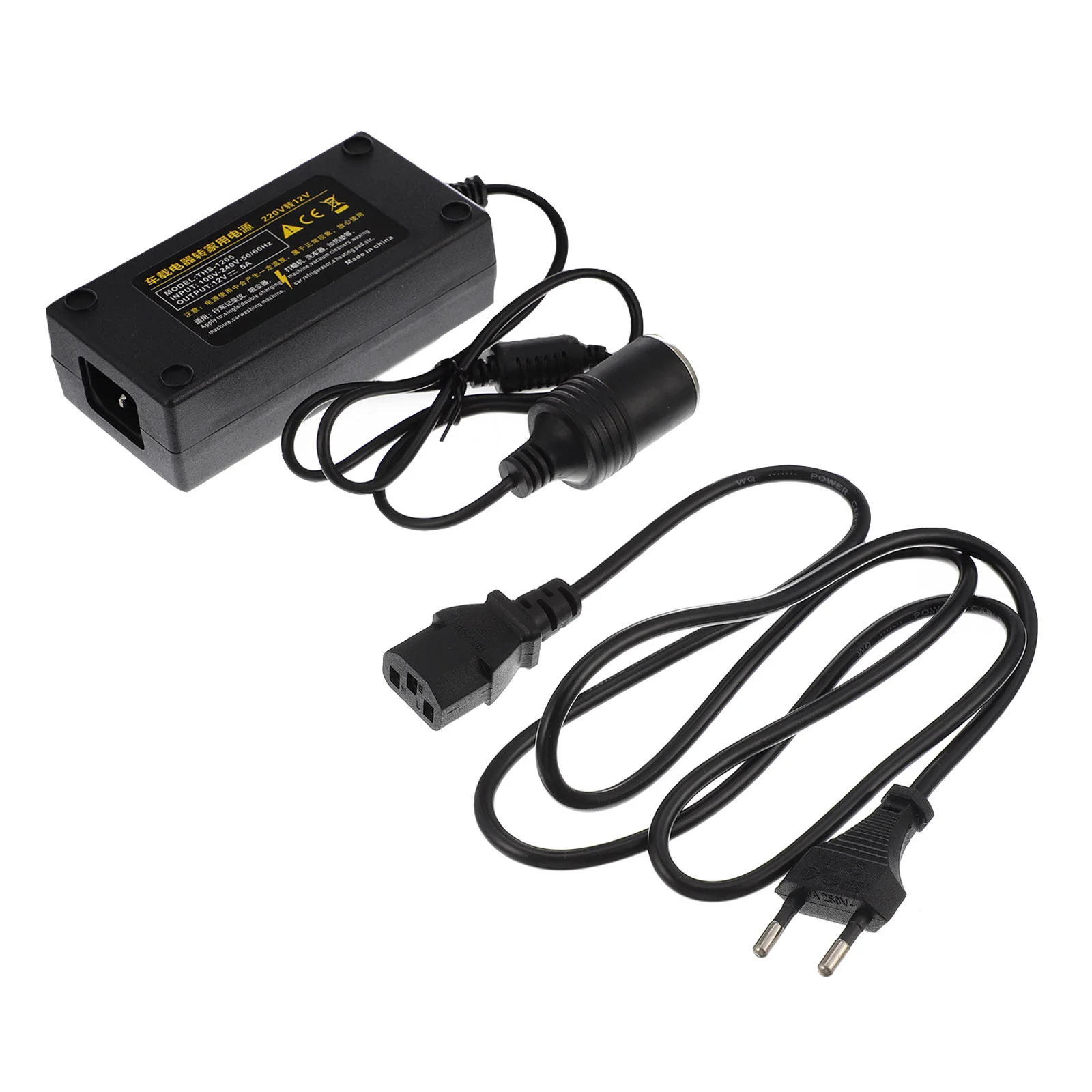 

Power Converter Tool Car Equipment 220V 12V Convenient Adapter Plastic Vehicle Inverter
