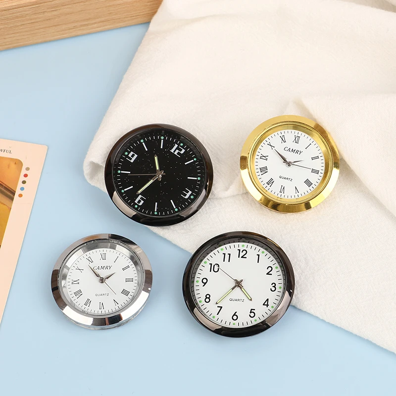 

1/12 Dollhouse Round Wall Clock Miniature Simulation Pointer Movable Clock Dollhouse Home Furniture Decoration