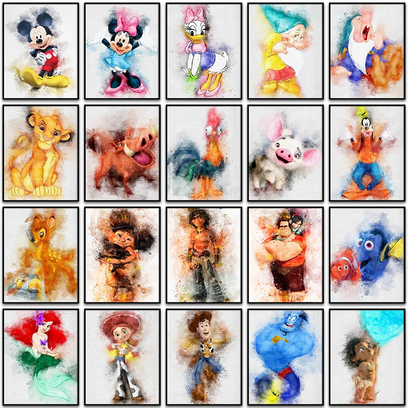 

5D DIY Diamond Painting Disney Mickey Mouse Toy Story Moana Home Decor Full Round&Square Diamond embroidery Cross stitch mosaic