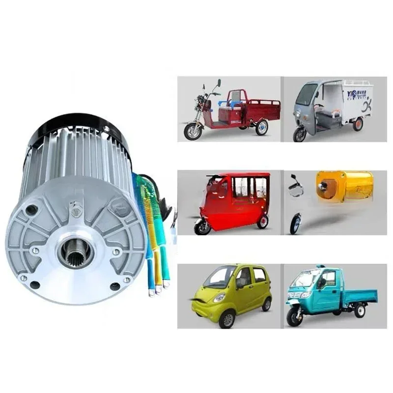 Для 60 в/72 в 3000 Вт 4600 об/мин постоянный магнит бесщеточный двигатель постоянного