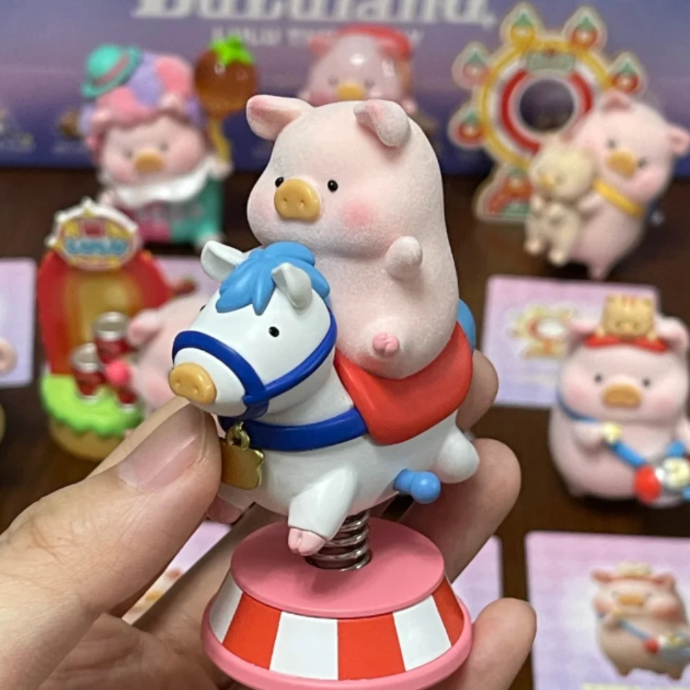 Фото Lulu The Piggy Luland слепая коробка милая кукла-свинья аниме куклы-сюрприз сумка коллекция модель фигурку персонаж мультфильма подарки №4