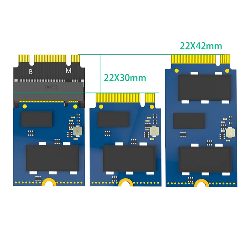 M.2 NVME M-Key / M2 SATA B + M Key от 2230 до 2242 Удлинительный адаптер конвертер карты для ThinkPad X270