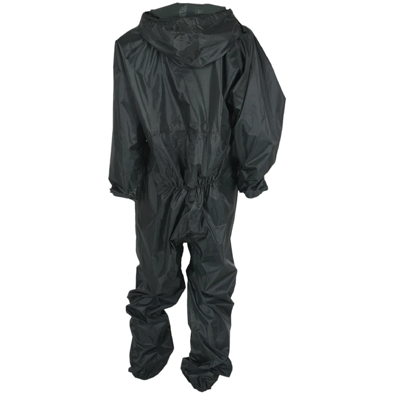 

2X Fashion Motorcycle Raincoat /Conjoined Raincoat/Overalls Men And Women Fission Rain Suit Rain Coat XXL Armygreen