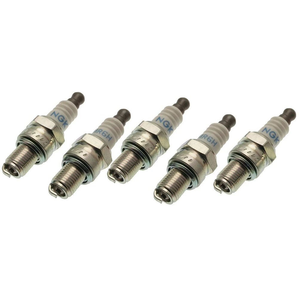 

5pcs Brand New CMR6H Spark Plugs High Quality Material Durable Home Garden Yard Outdoor Living Lawn Mowers Parts Box Of 5