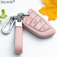 leather car remote key case cover for bmw 1 2 3 4 5 6 7 series x1 x3 x4 x5 x6 f30 f34 f10 f07 f20 g30 f15 f16 protection