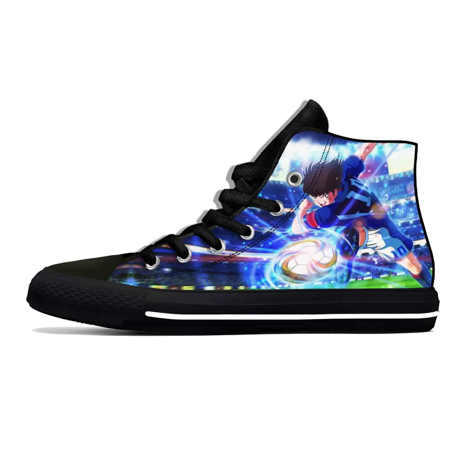 

Anime Cartoon Manga Captain Tsubasa Ozora Tsubasa Casual Cloth Shoes High Top Lightweight Breathable 3D Print Men Women Sneakers