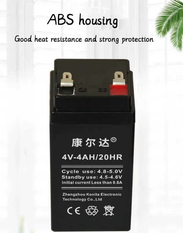 

New upgrade 4000mAh 4V pricing electronic scale table lead-acid battery Rechargeable Battery Emergency lamps children's toy car
