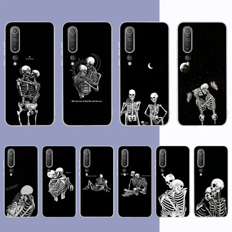 

Grim Reaper Skull Skeleton Phone Case for Samsung S21 A10 for Redmi Note 7 9 for Huawei P30Pro Honor 8X 10i cover
