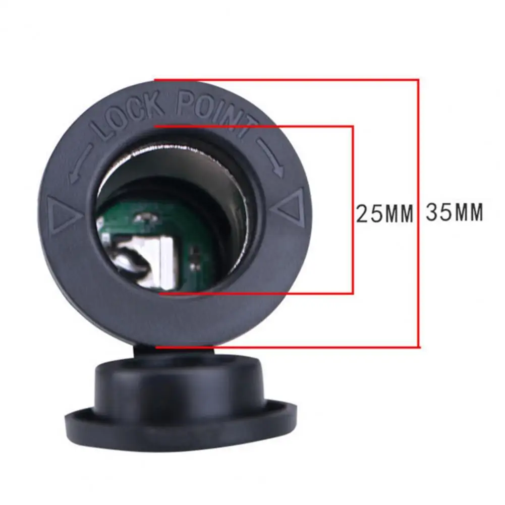 

Водонепроницаемое полезное 12-24 В модифицированное автомобильное зарядное устройство, база для палатки, компактное автомобильное зарядное ...