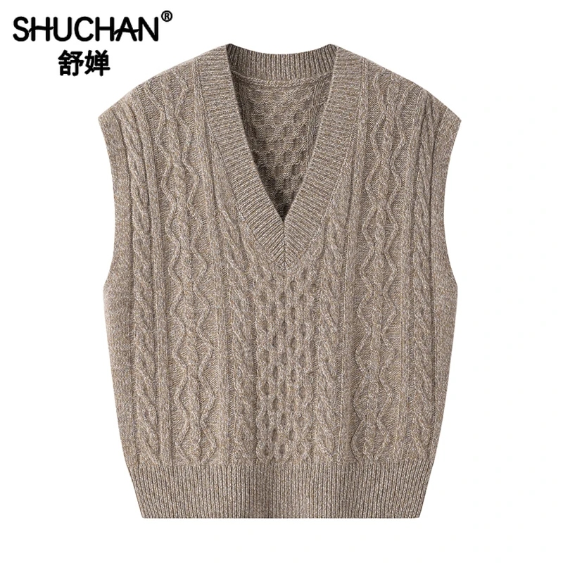 Свитер, жилет, плотный теплый 100%