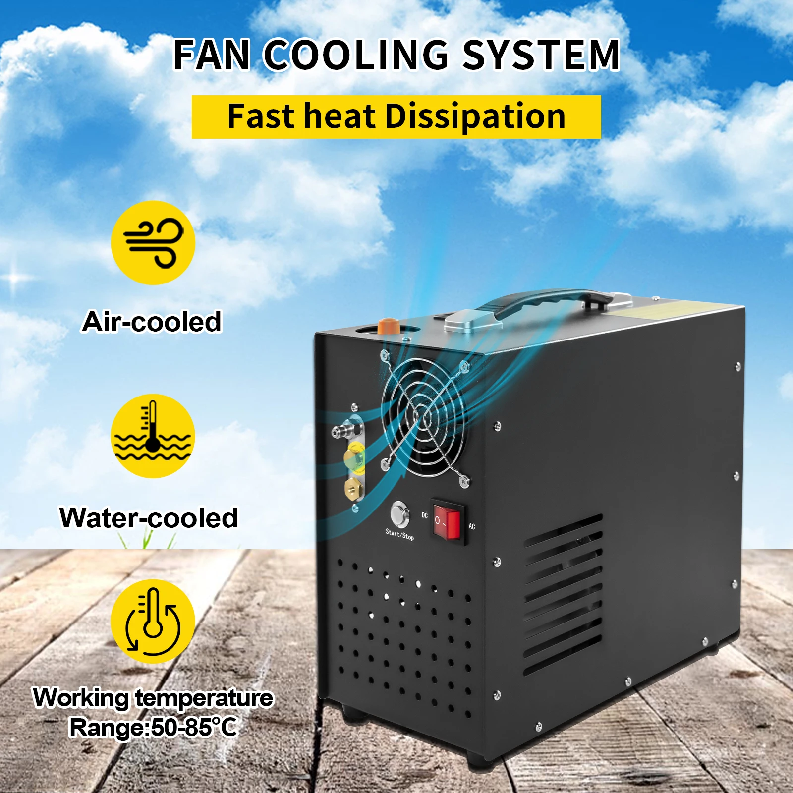 Воздушный компрессор высокого давления YONGHENG 300Bar 4500Psi PCP Встроенный адаптер