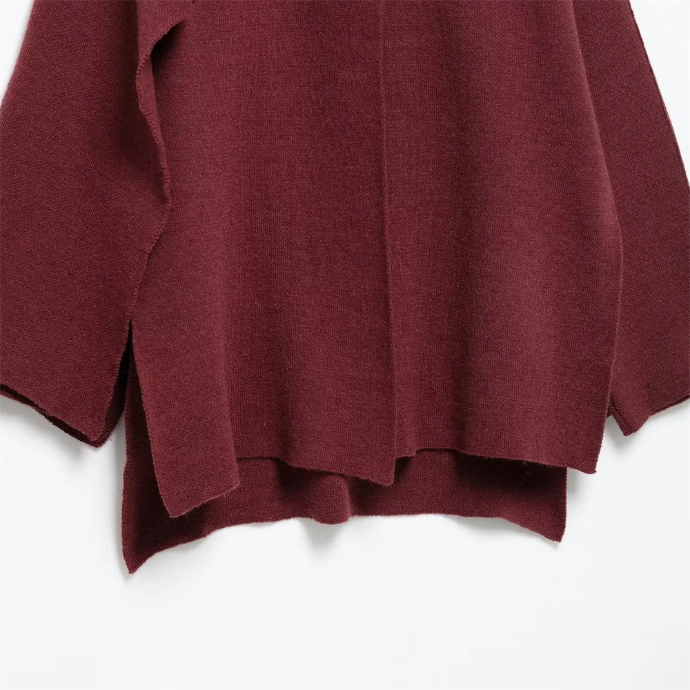 RARA осень/зима 2023 женский шарф в ленивом стиле накидка короткое вязаное пальто с