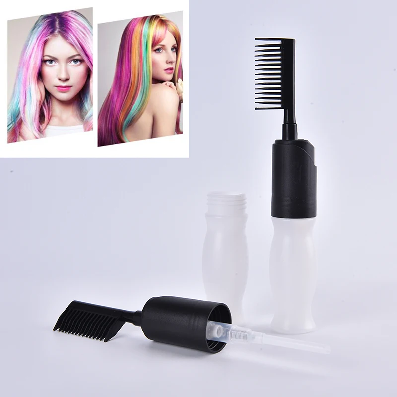 

Hair Colouring Comb Professional Empty Hair Dye Bottle 110ML With Applicator Brush Dispensing Salon Hair Coloring Styling Tool