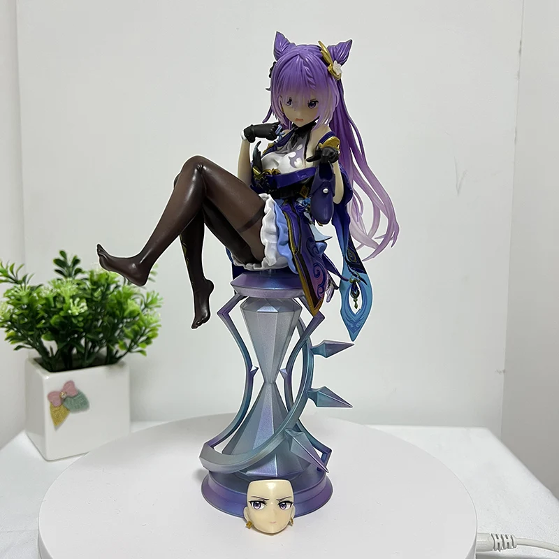 Фигурка аниме Genshin Impact Keqing 21 см фигурка Yae Miko/Paimon/Klee Ху Тао/ганью модель кукла