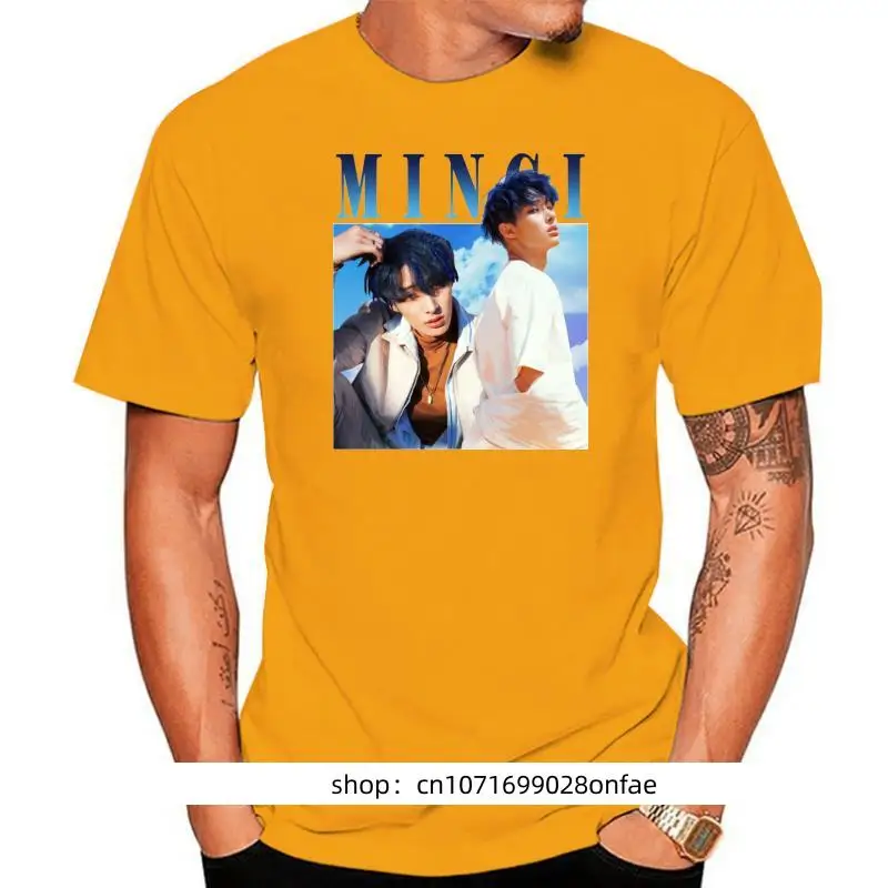 

Ateez Baju Kaus Kasual Anak Laki-laki Korea Mingi-black Kaus Tee Shirt