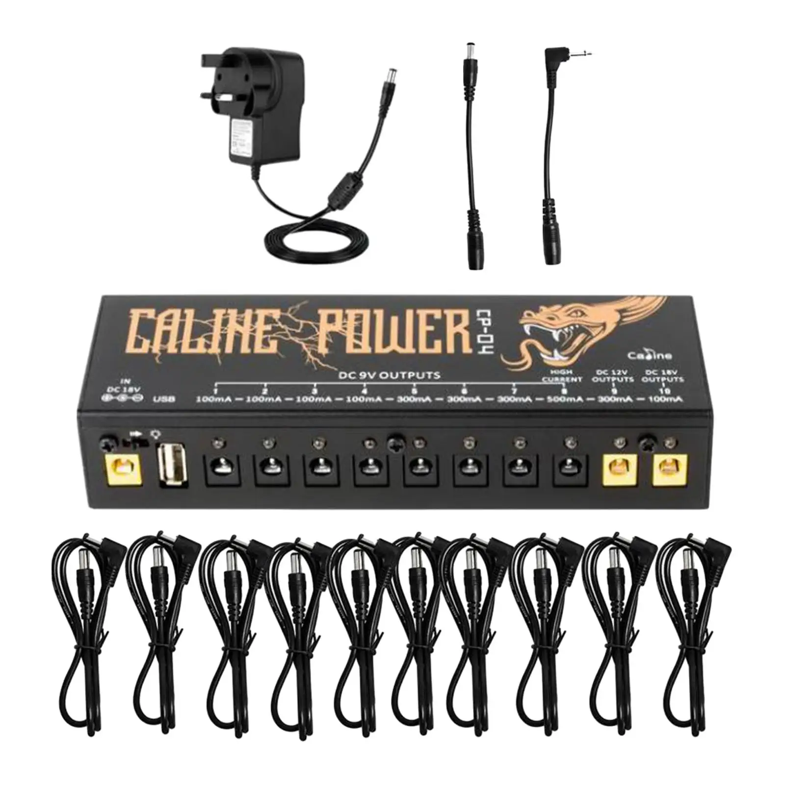 Блок питания для гитар 18 В 1 А портативная педаль эффектов гитары