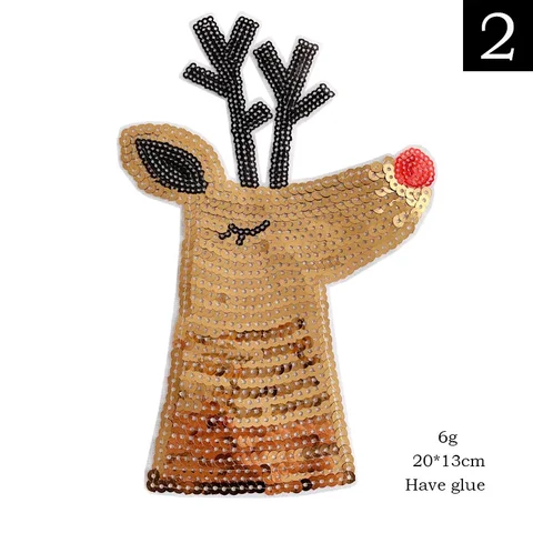 Термоклейкие рождественские аппликации