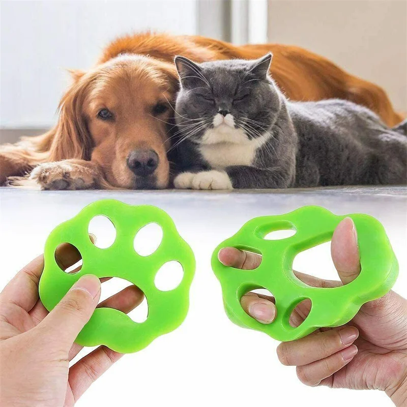 

Pet Hair Remover Reusable Cleaning Laundry Fur Catcher Cat Dog Lint Sticky Hairball Dryer Washing Machine Accessories1/2/4Pcs