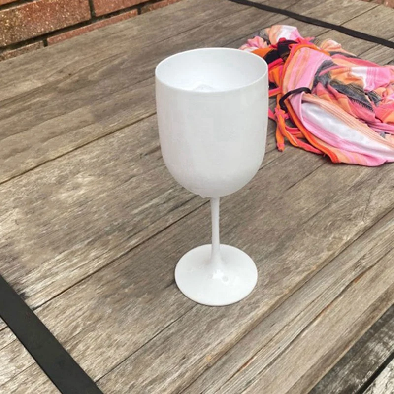 4Pcs Legant And Unbreakable Wine Glasses Plastic Very Shatterproof