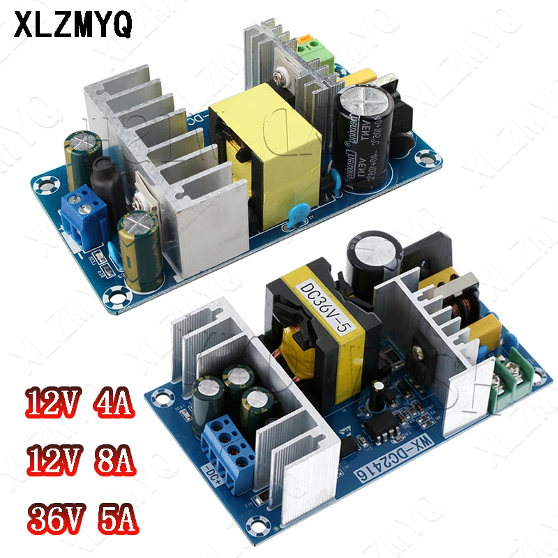 

AC 100-240V to DC 12V 36V 4A 5A 6A плата модуля питания переключатель DC 36V 5A 12V 4A 12V 8A