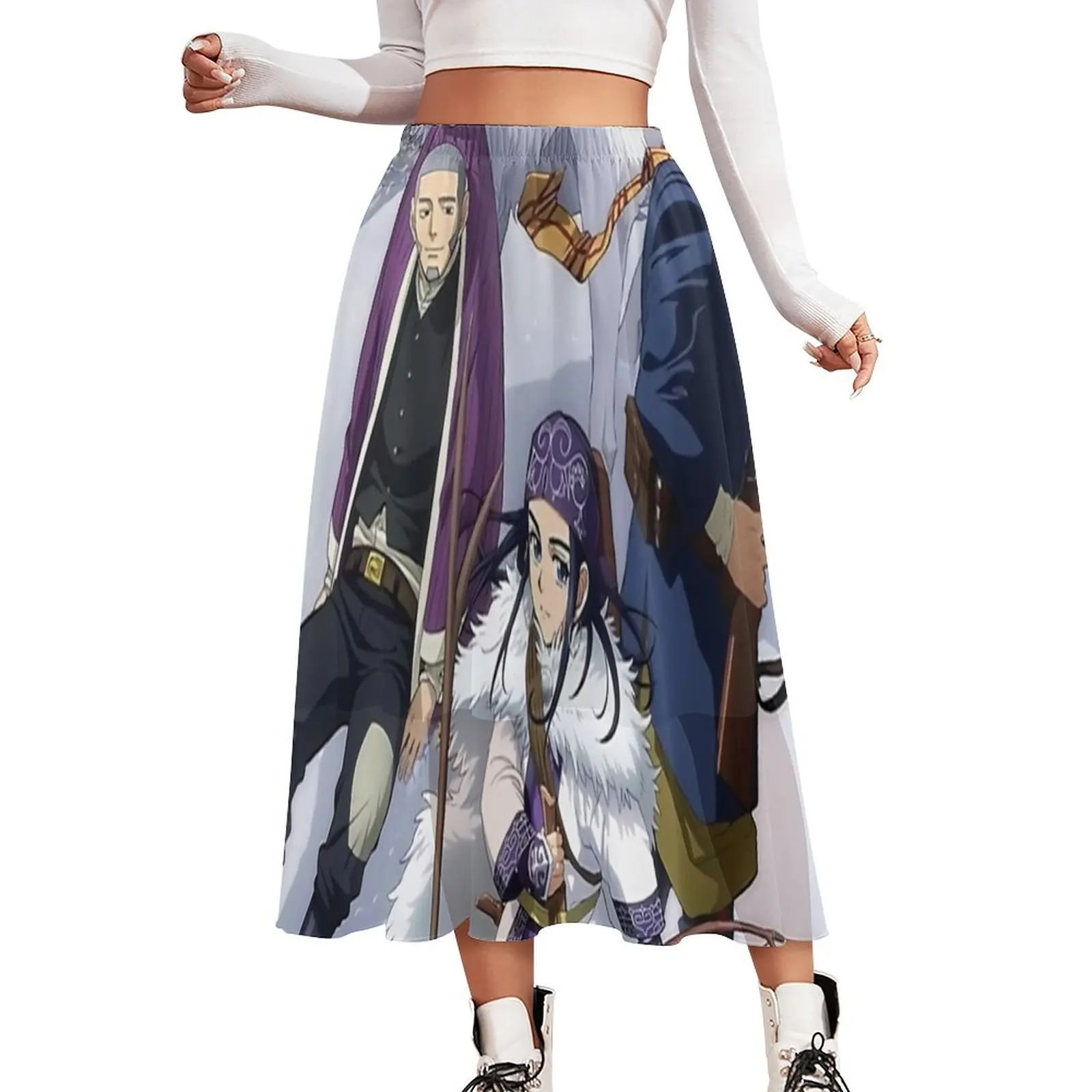 

Miya Atsumu Print Skirt Hinata Shoyo Aesthetic Long Skirts Kawaii Boho Skirt Women Custom Oversize Clothes