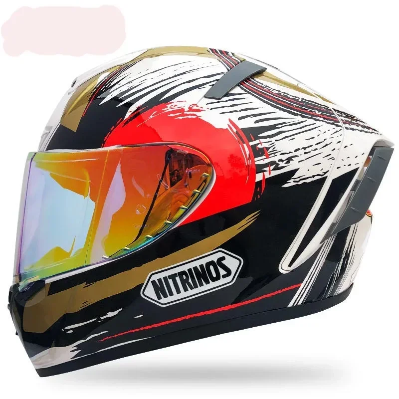 

Racing Helmet Fortune Cat Helmet Full Face Motorcycle Helmet Motocross Full Kask Man Cool Woman Casco Motor Casque