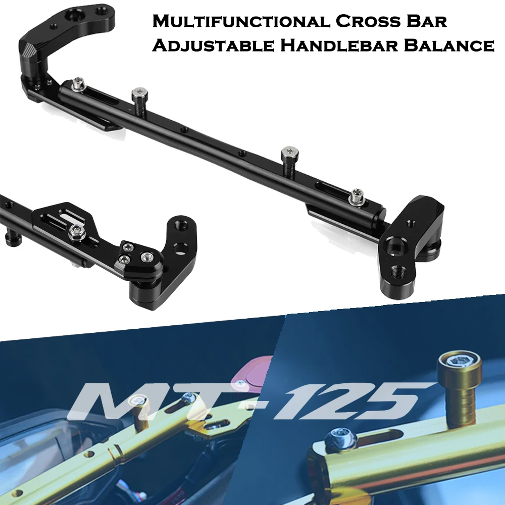 

Motorcycle Horizontal bar bracket Steering Lever Navigation Bracket For Yamaha MT125 MT-125 2014 2015 2016 2017 2018 Parts