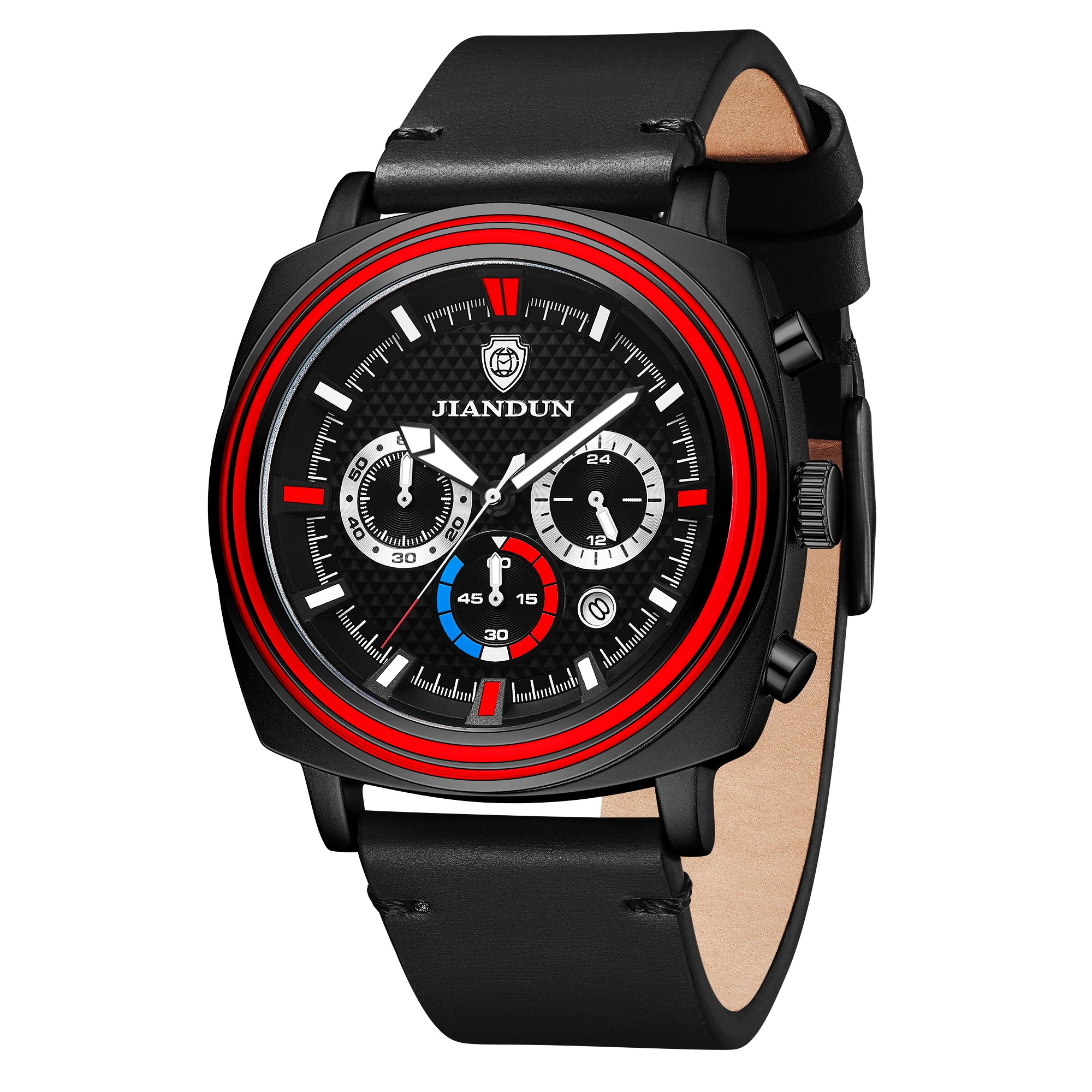 

Часы Wr Мужские Аналоговые, модные спортивные водонепроницаемые, с хронографом, в минималистском стиле, классические