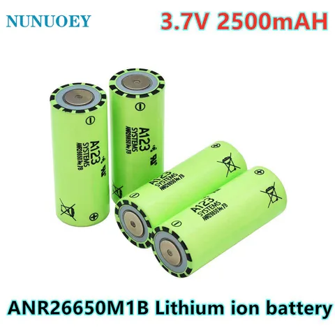 A123 26650 аккумуляторная батарея M1B 26650 2400 мАч - 2500 мАч 70a 3,7 В литий-ионная аккумуляторная батарея с высоким разрядом