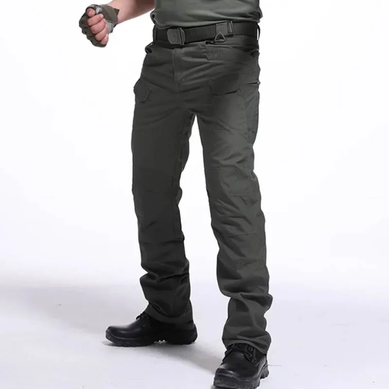 Functional fishing workwear pants for men autumn and winter hiking sports casual adjustable ankle binding out