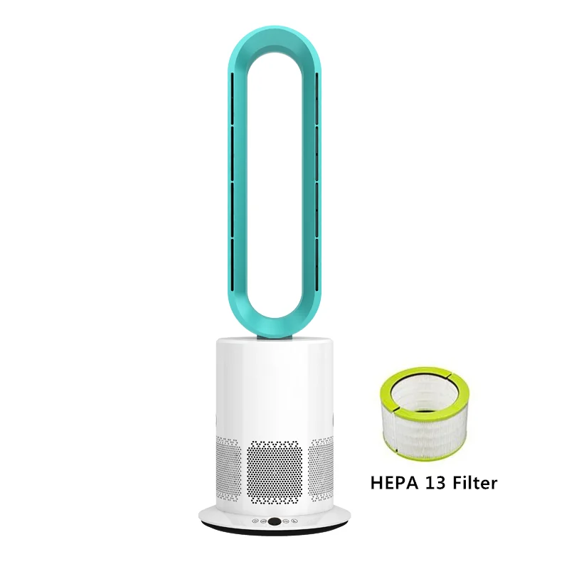 

home appliances New Product High Quality Popular Air Purifier Bladeless Cooler Fan Portable For Sale remote control fan