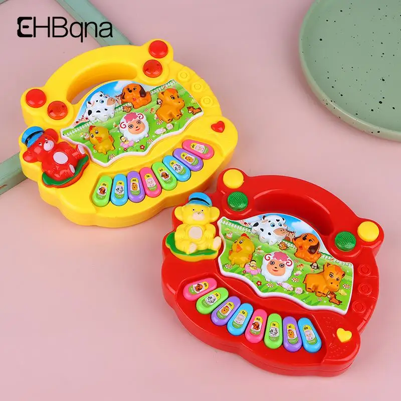 

Детское музыкальное пианино, игрушки, животные, ферма, музыкальное пианино, Обучающие игрушки, развивающий инструмент для детей, подарок на день рождения