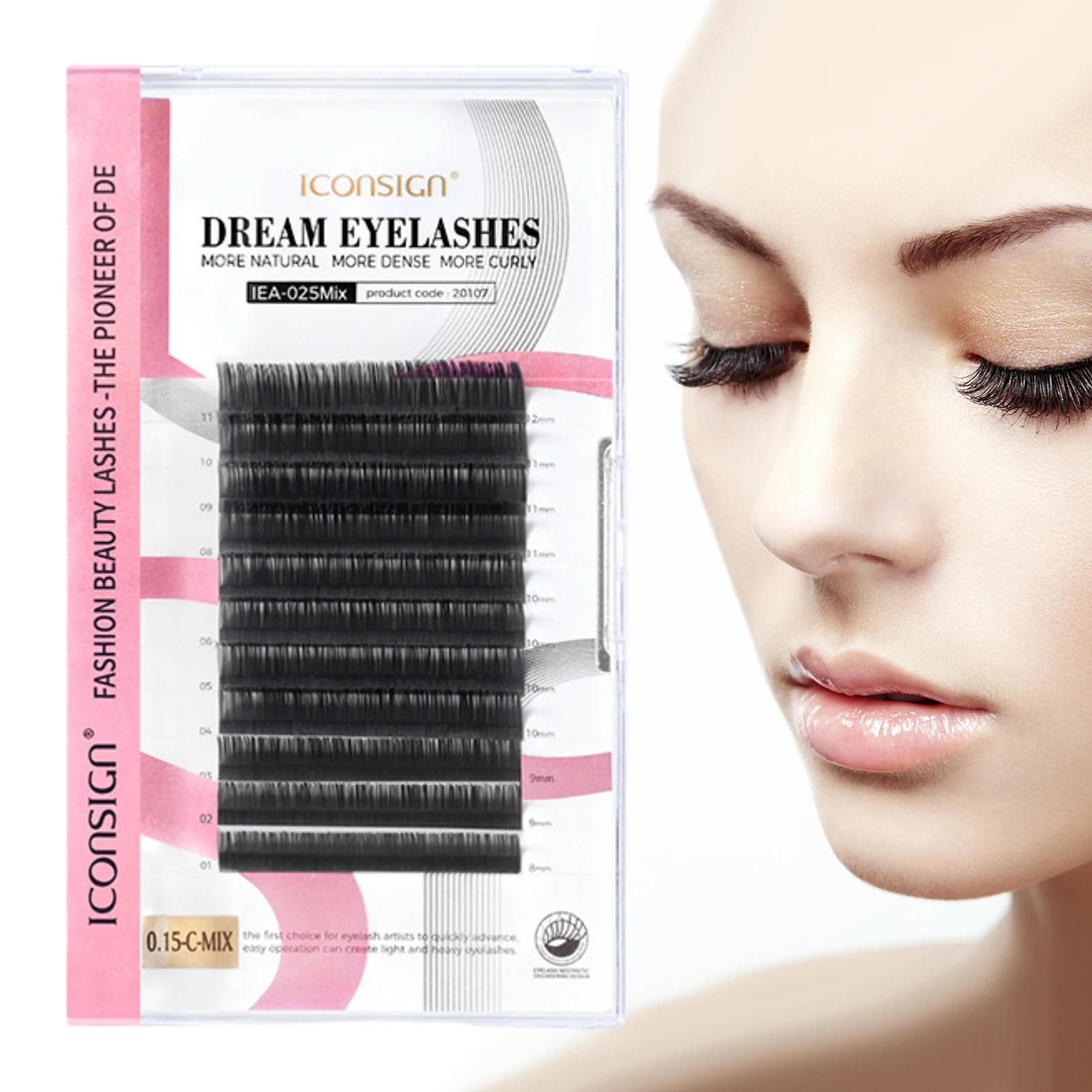 

Thick False Eyelashes Natural Look Black Matte Eyelashes Long And Reusable False Eyelashes For Women And Girls