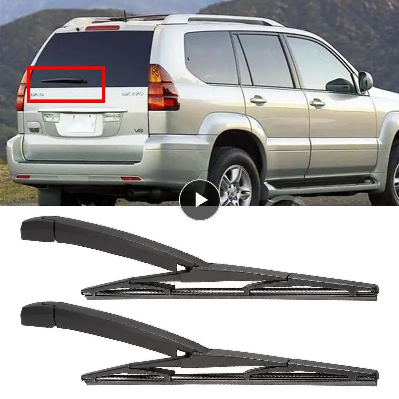 

CAR-partment Car Rear Windscreen Windshield Window Wiper Arm &Blade Arm Kit For Lexus GX470 2003-2009 Dorshipping New