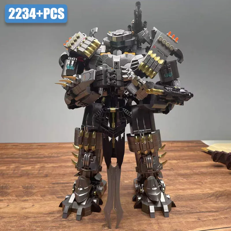 

Creative 2234pcs Heavy Bat MechWarrior Model Building Blocks High-tech Expert DIY Armored Robot Bricks Toys For Kid Boy Gifts