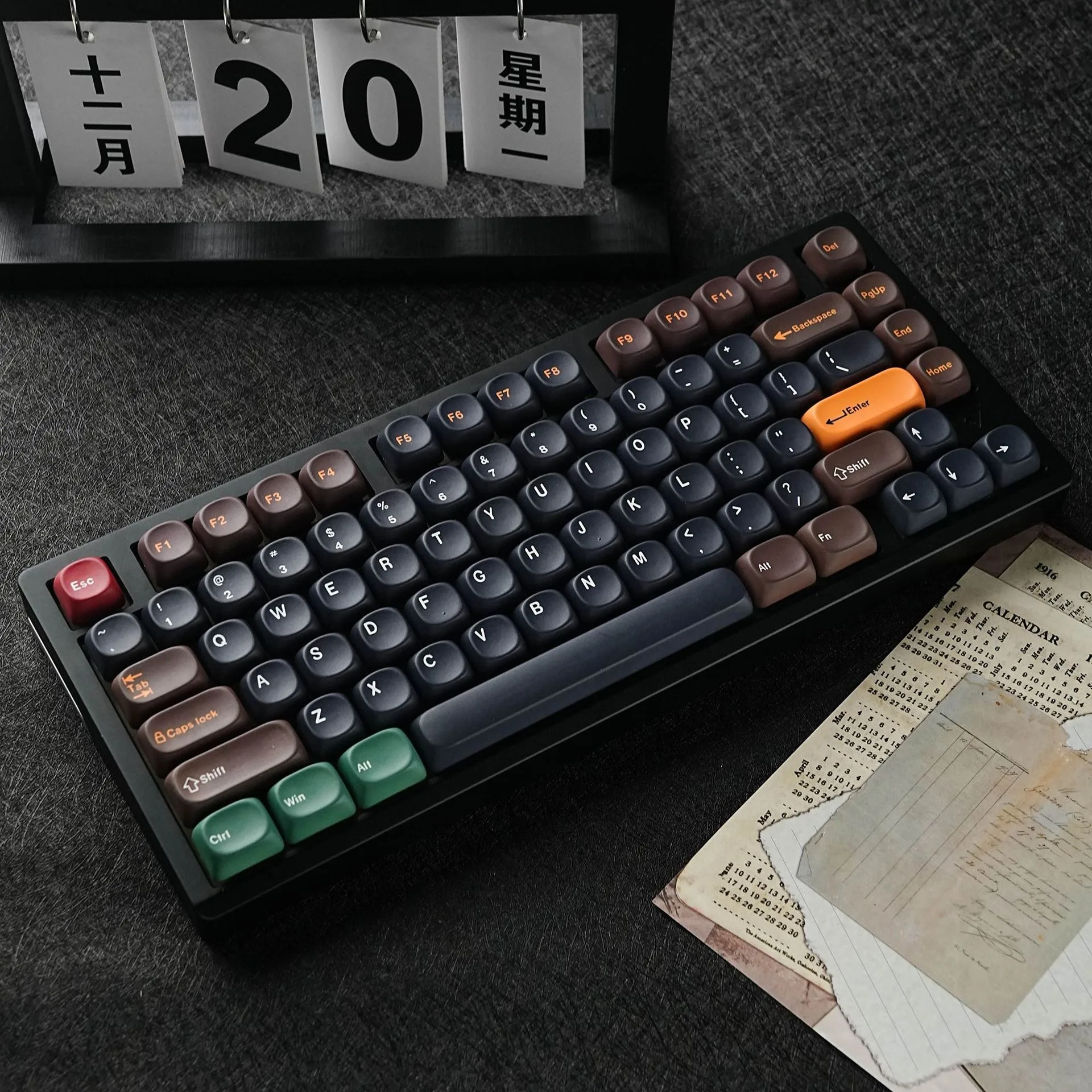 Фото Колпачки для механической клавиатуры PBT с профилем ABNT2, ISO Enter 7U, для испанской, французской, русской, немецкой, корейской, британской, японской раскладок, профиль MOA №4