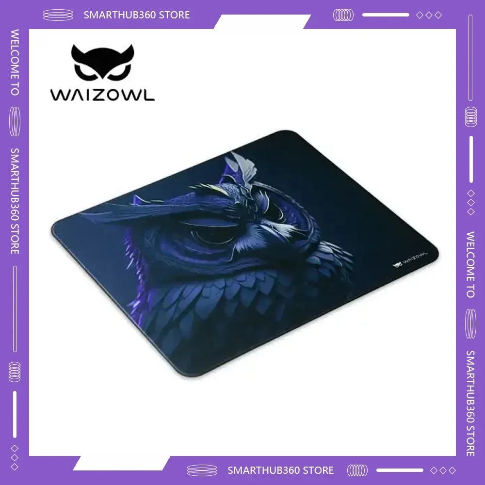 Коврик для мыши WAIZOWL Fukurou киберспорта водонепроницаемый и нескользящий 490*420*3 5 мм