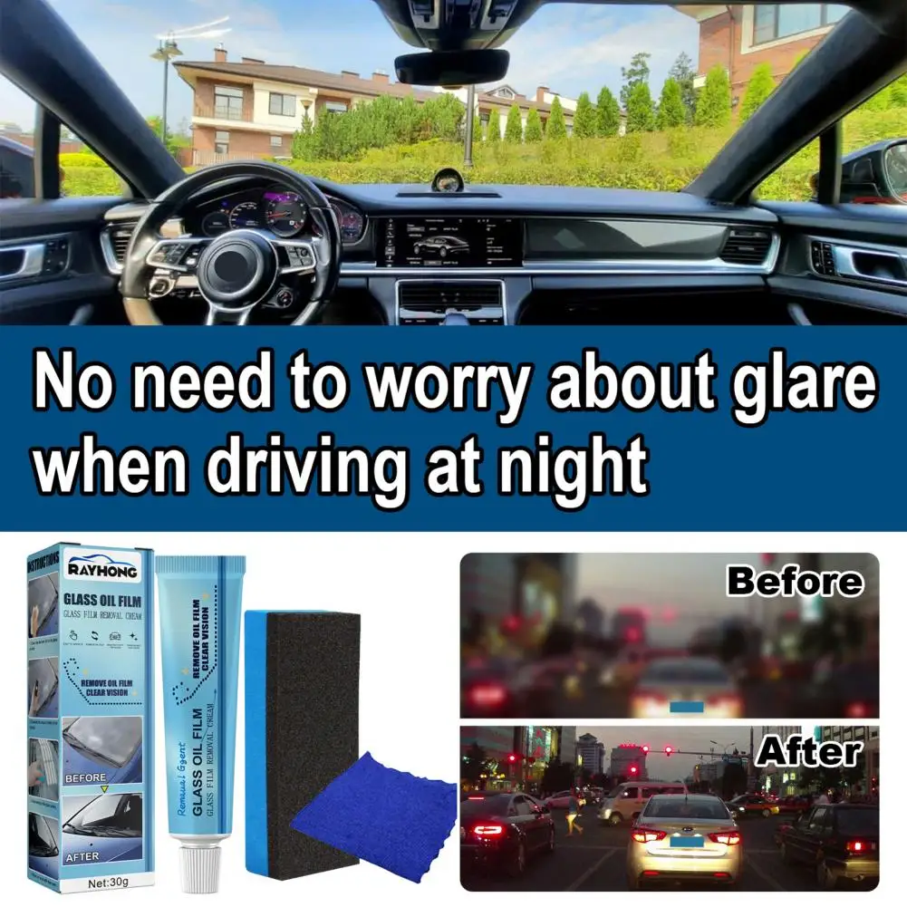 

Reliable Glass Oil Film Remover Beauty Supply Powerful Cleaning Large Capacity Glass Oil Film Removal Cream for Automobile