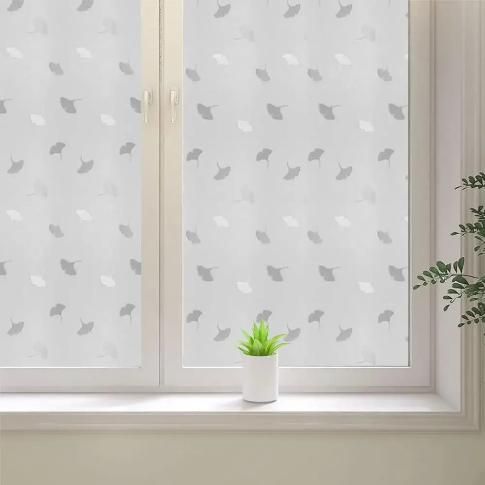 Декоративная оконная пленка Ginkgo для конфиденциальности наклейка на стекло окно
