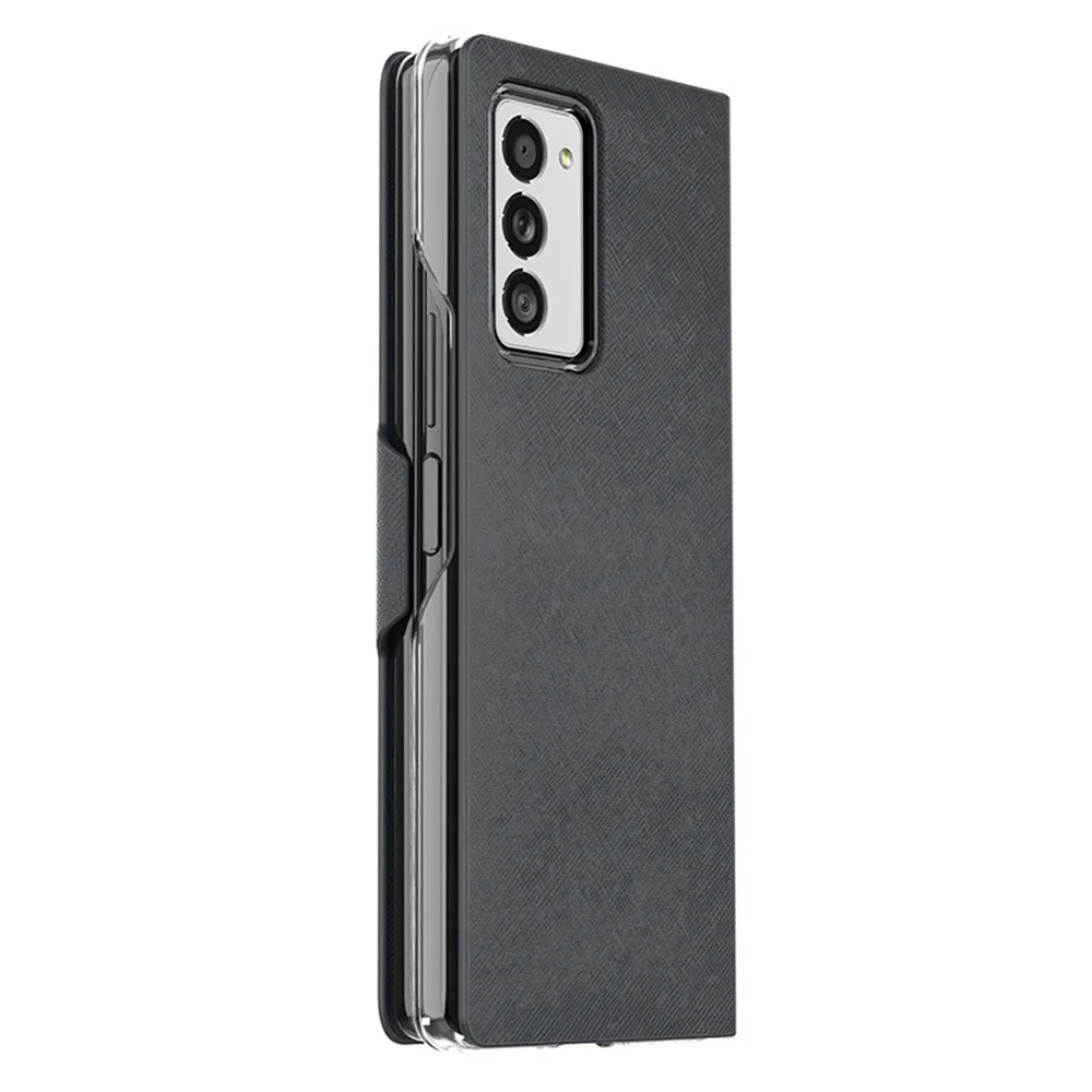 

Кожаный флип-чехол для телефона, кошелек, водонепроницаемый чехол для телефона, подходит для Galaxy Z Fold 2 5G, чехол для телефона-1