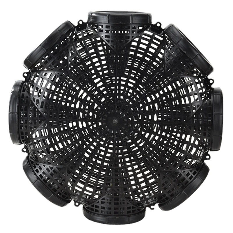 

Портативная рыболовная корзина, портативный рыболовный Ловец, пластмассовый монопод, корзина для рыб с несколькими отверстиями для дыхани...