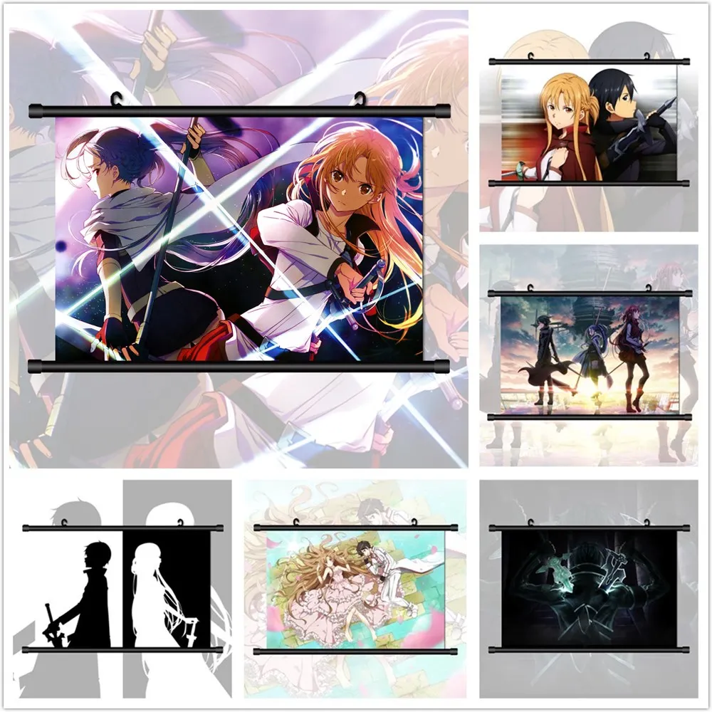 Алмазная вышивка 5D DIY с мечом, искусство онлайн, Kirito Organic Asuna, аниме, алмазная живопись, Набор для вышивки крестиком, домашний декор, Алмазная мозаика