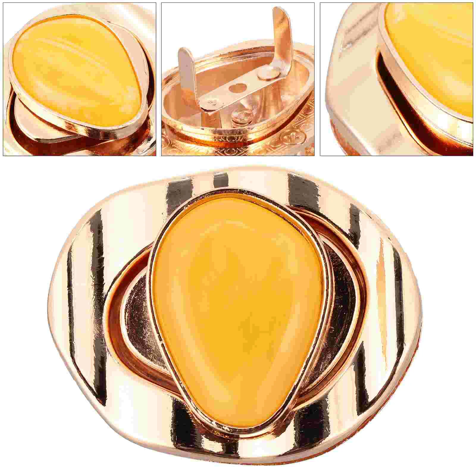 

Lock Buckle Purse Handbag Clasp Diy Locks Turn Making Decorative Closure Purses Accessories Fastener Buckles Oval Clasps