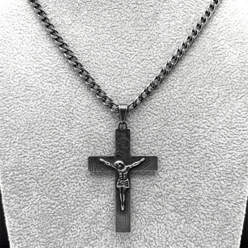Прекрасное FAJA христианское распятие Библия ожерелье с крестом Иисуса из
