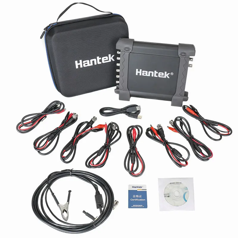 

Hantek1008C Programmable Generator 8 Channels PC USB Oscilloscope 2.4MSa/s 4K Memory Depth