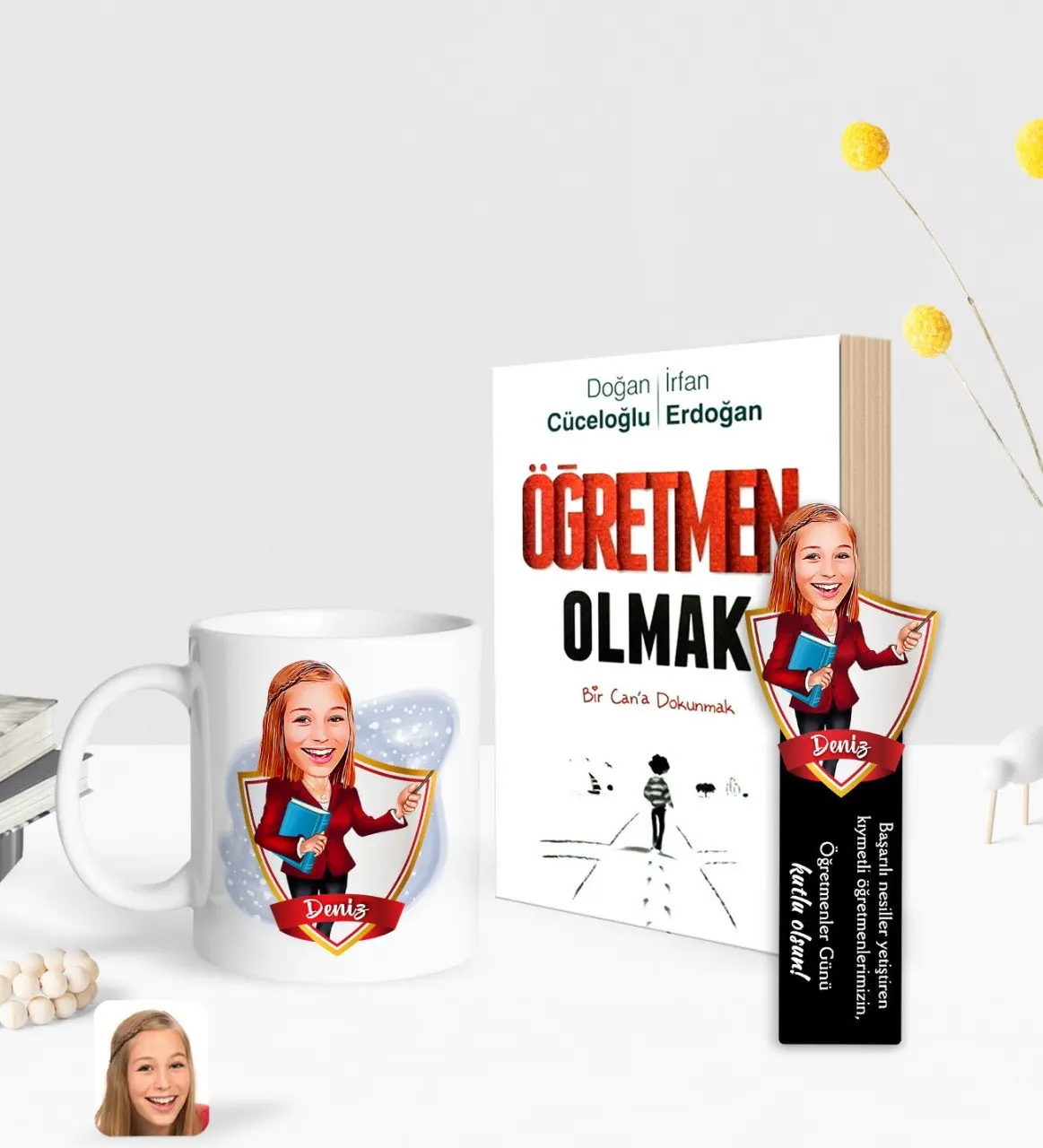 

Персонализированная карикатура для женщин и учителей, белая кружка, деревянные книги и книги для учеников, в качестве подарка