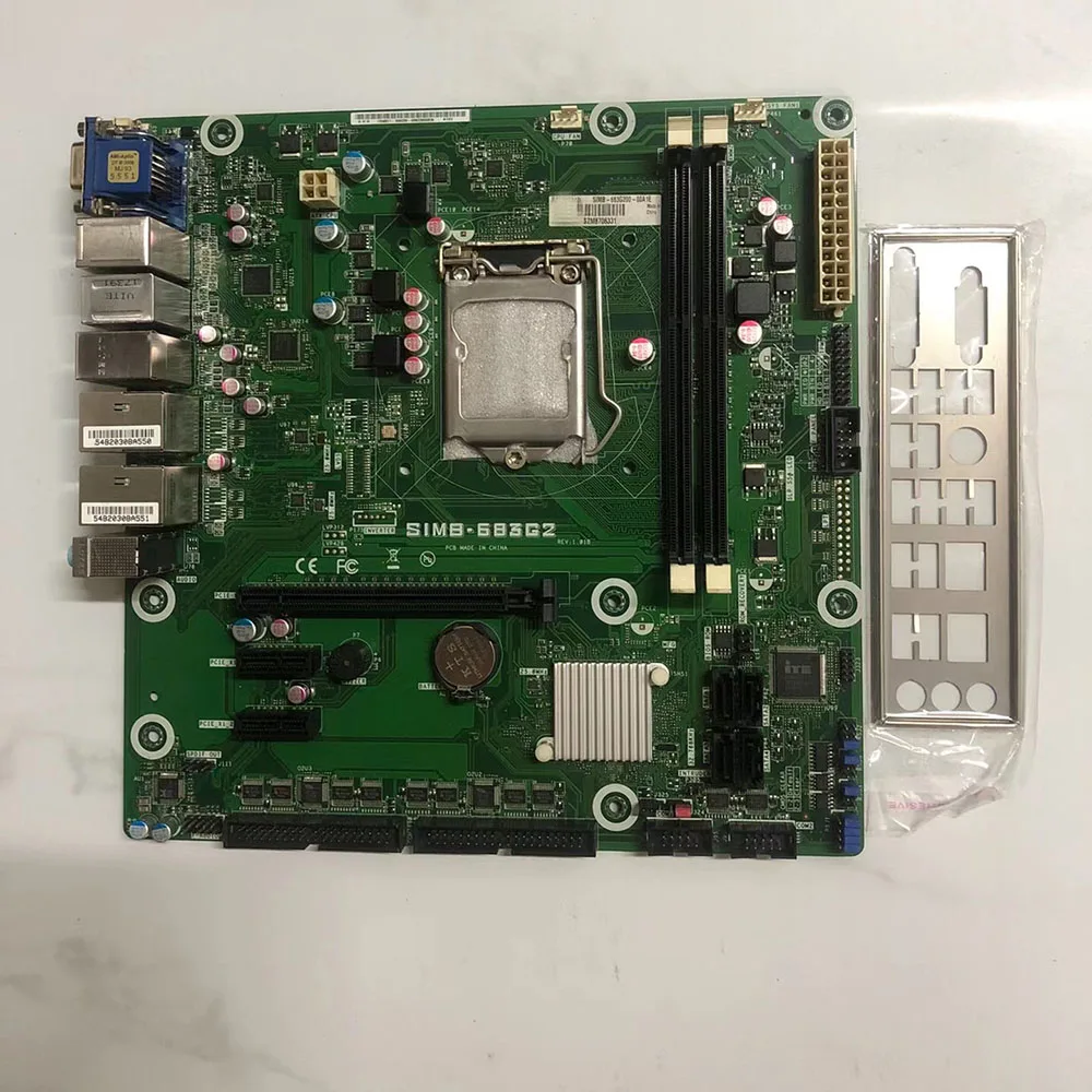 Для Advantech Industrial материнская плата с двумя портами n-e-t-w-o-r-k LGA 1150 SIMB-683G2
