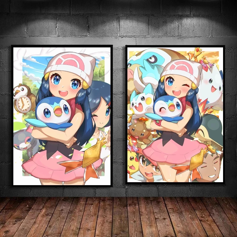 

Японское аниме, картины на холсте, персонажи домашних животных, эльфов, рождественские подарки, HD печать, художественные принты, Детские экшн-фигурки