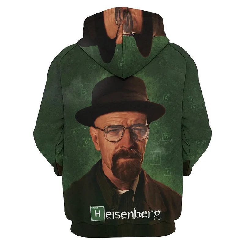 

Breaking Bad Heisenberg Hoodie Men Clothing New 3D Printed Hoodies Women Harajuku Fashion Sweatshirts y2k Pullovers Hooded Hoody